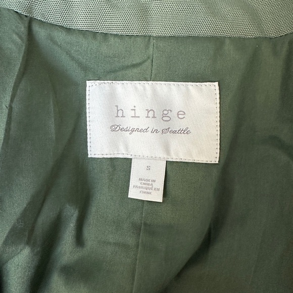 Hinge Green Ruffle Hem Utility Jacket - Picture 7 of 7